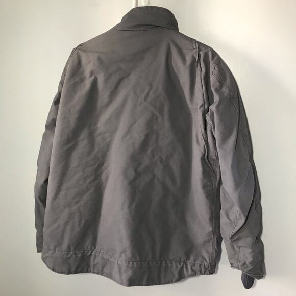 Carhartt mens M charcoal grey Jefferson quick duck traditional jacket 101492 - Picture 4 of 16
